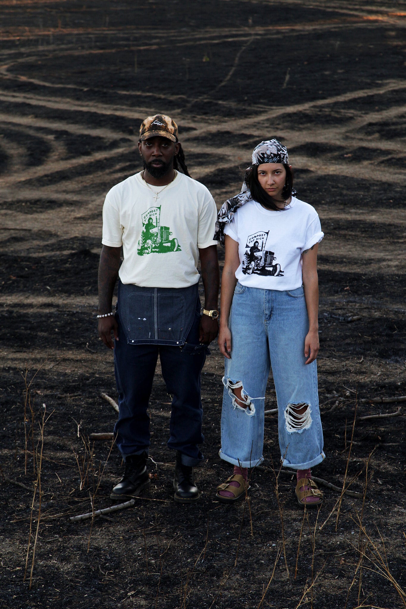 New Compost The Rich shirts and tote bag