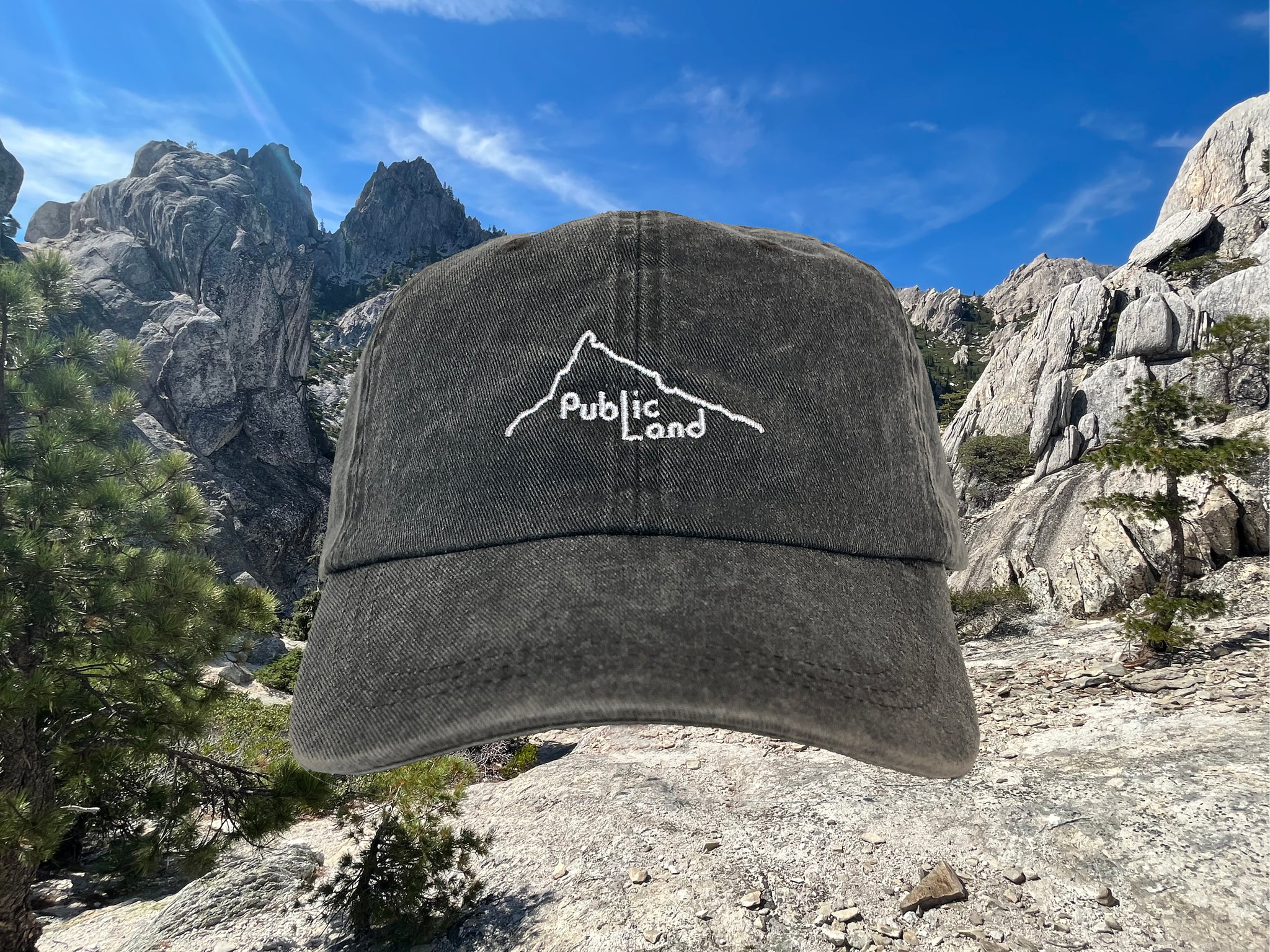 Public Land Hat - Washed Black