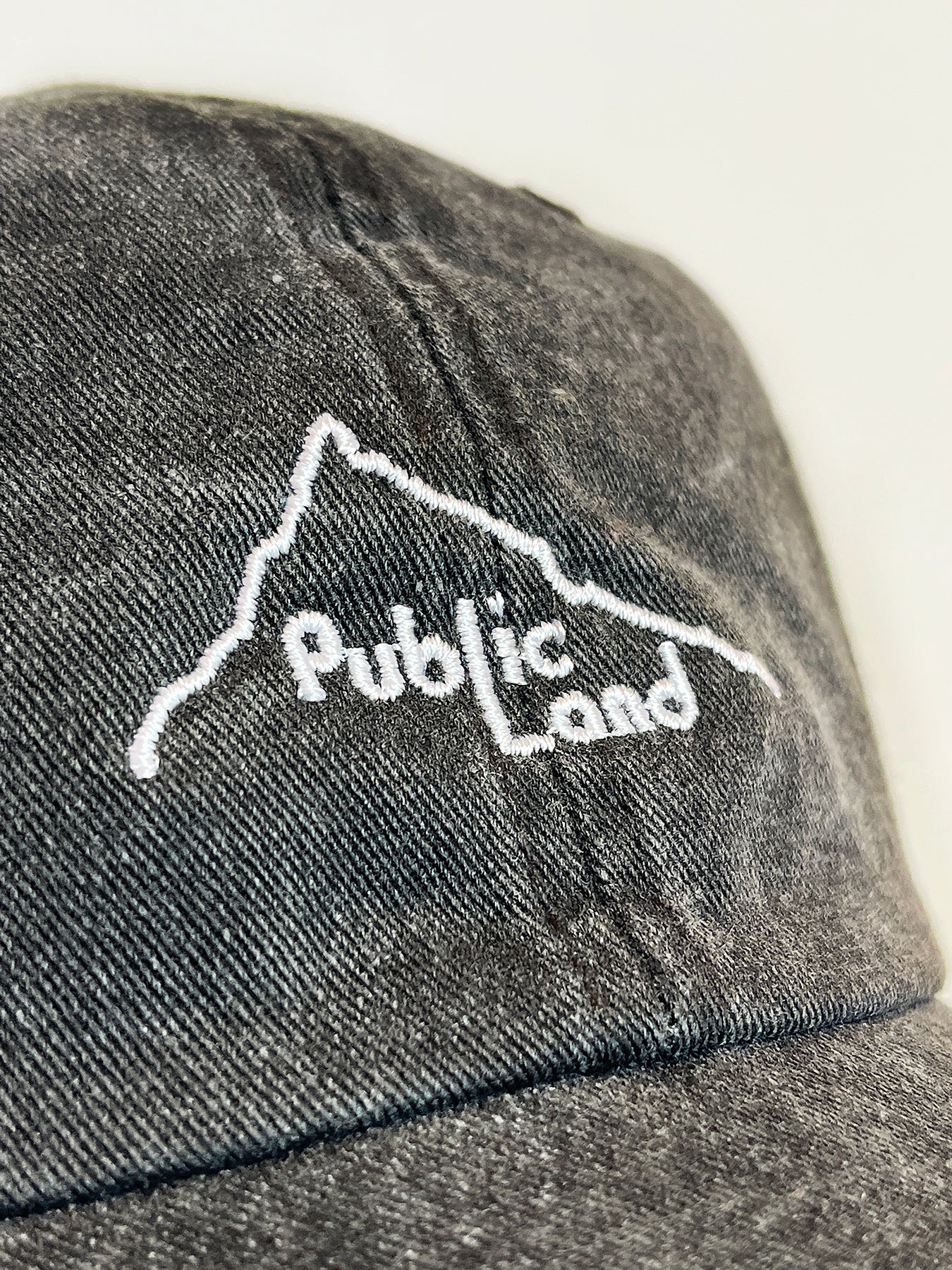 Public Land Hat - Washed Black