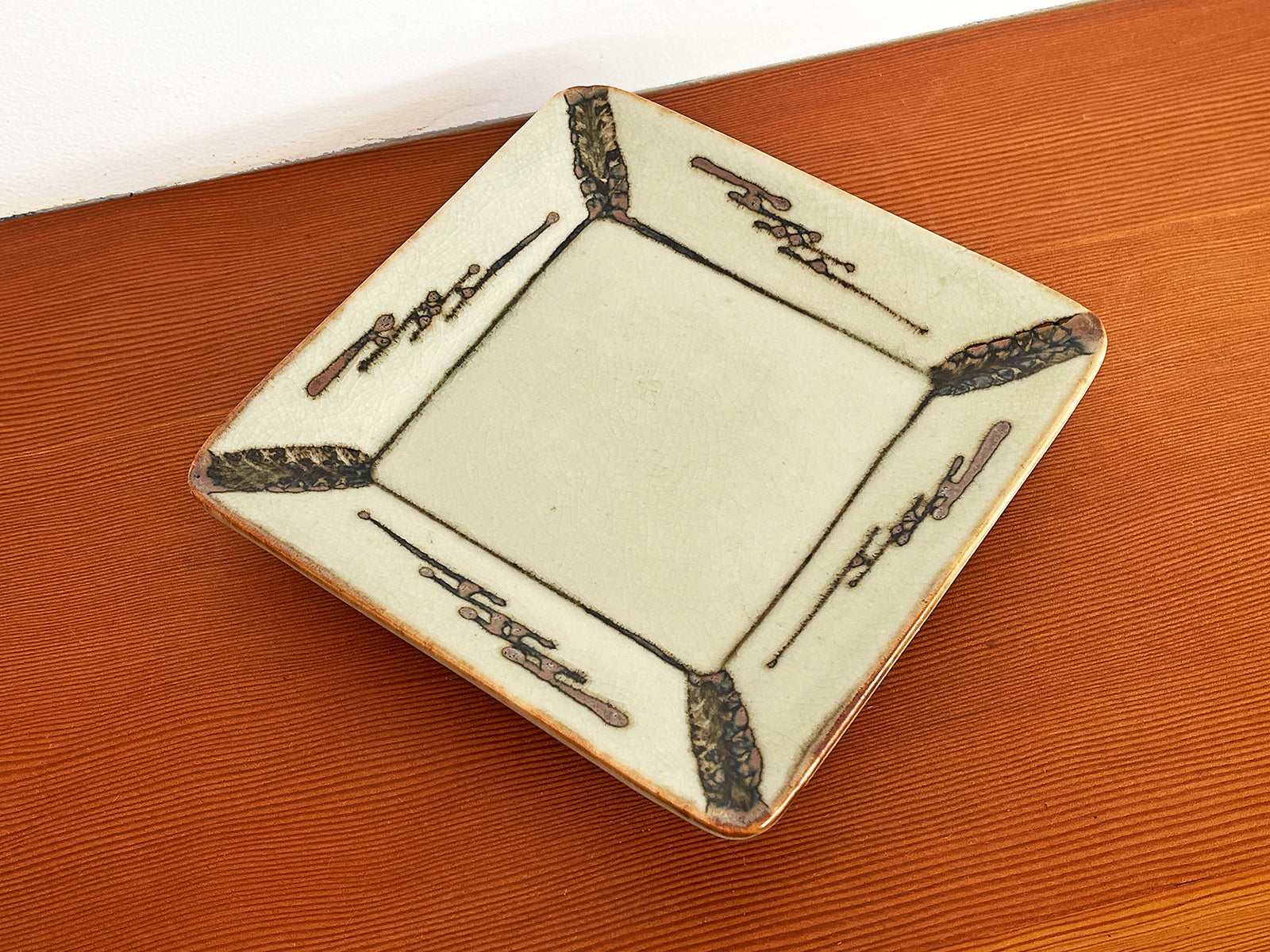 Vintage Square Japanese Dish