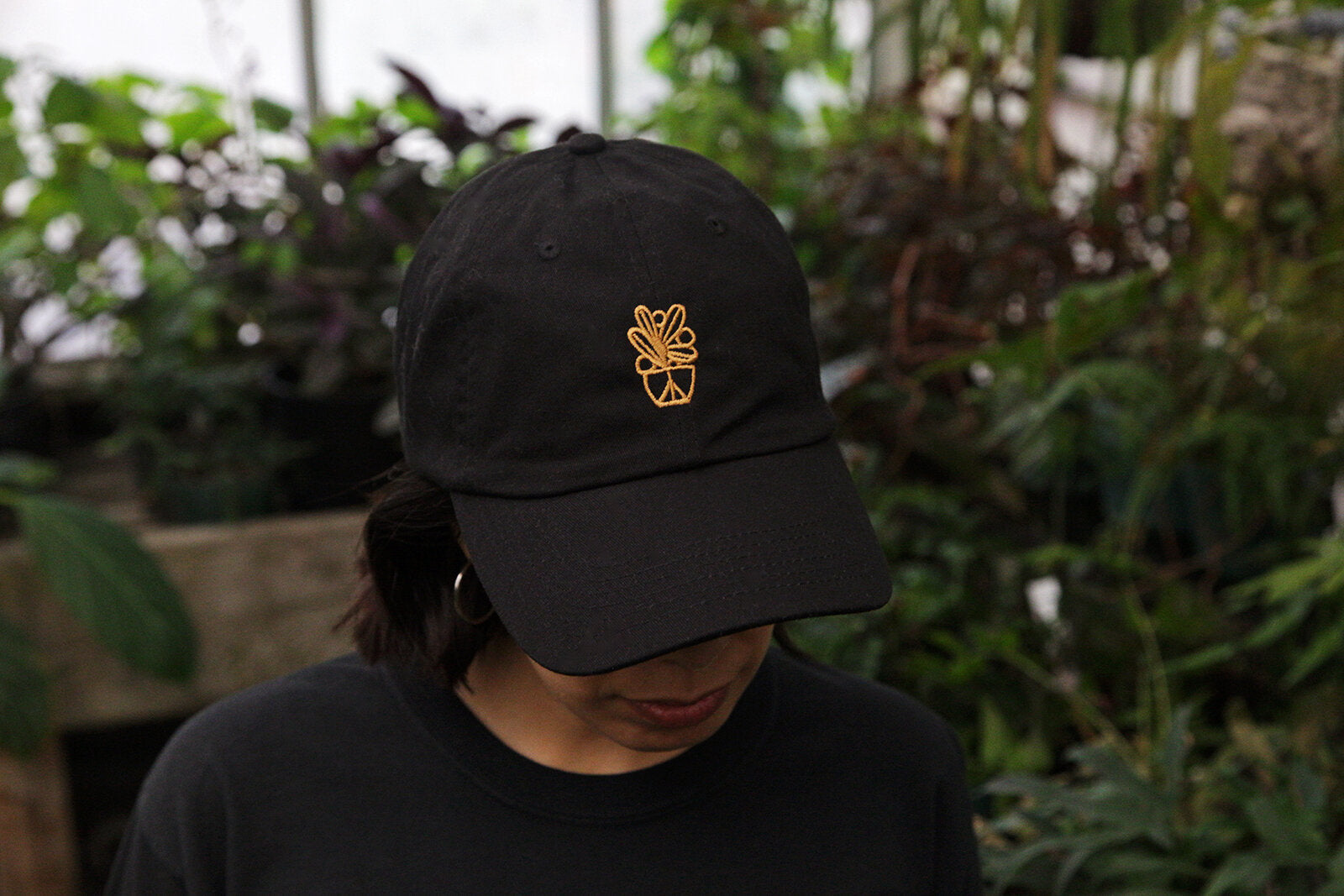 Peace Pot Hat - Black