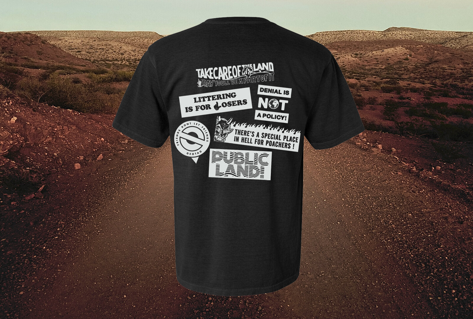 Bumper Sticker Shirt - Black