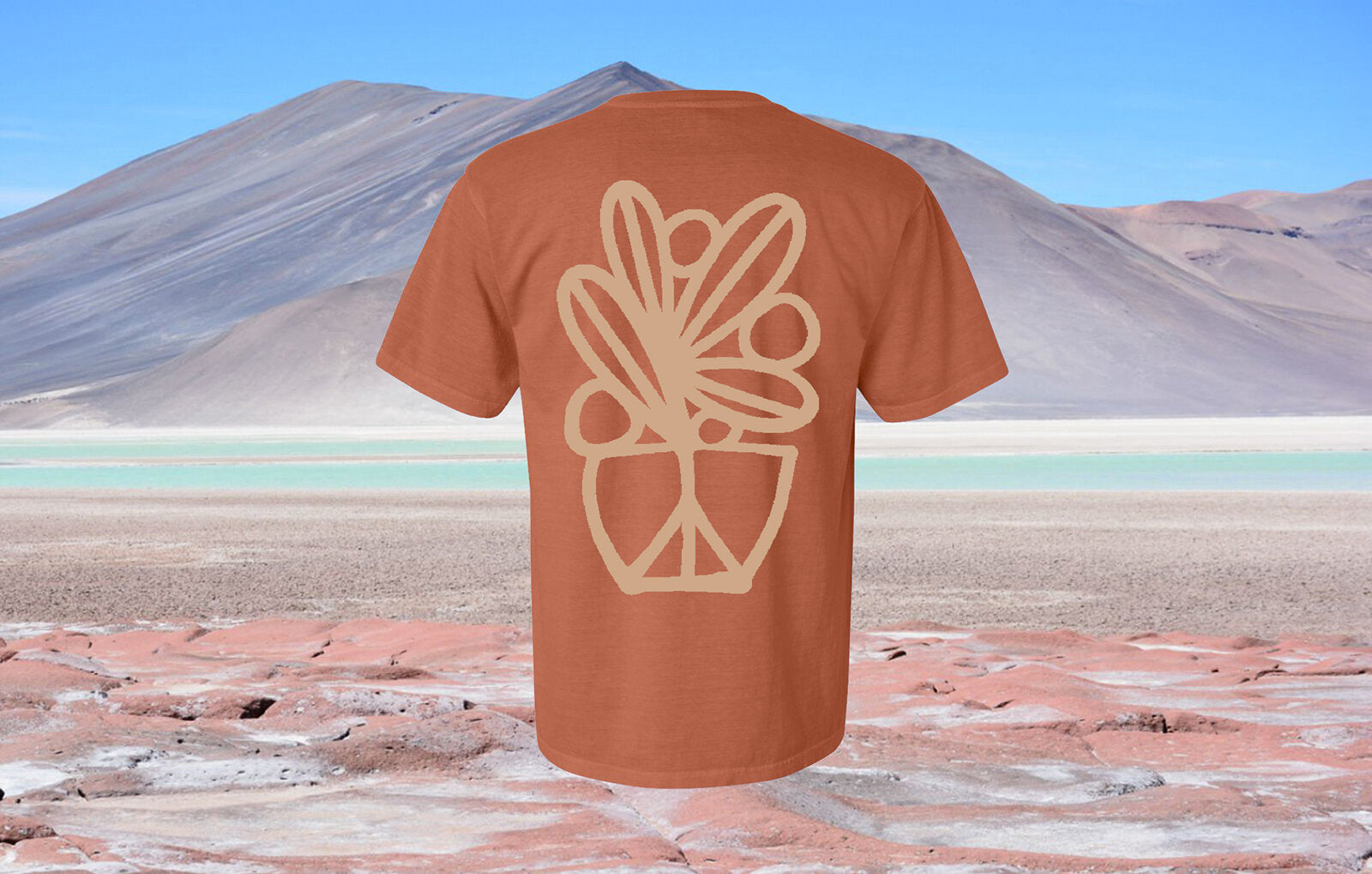 Peace Pot Shirt Yam - Short Sleeve