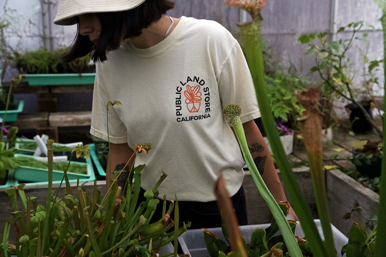 Peace Pot Shirt Ivory - Long Sleeve