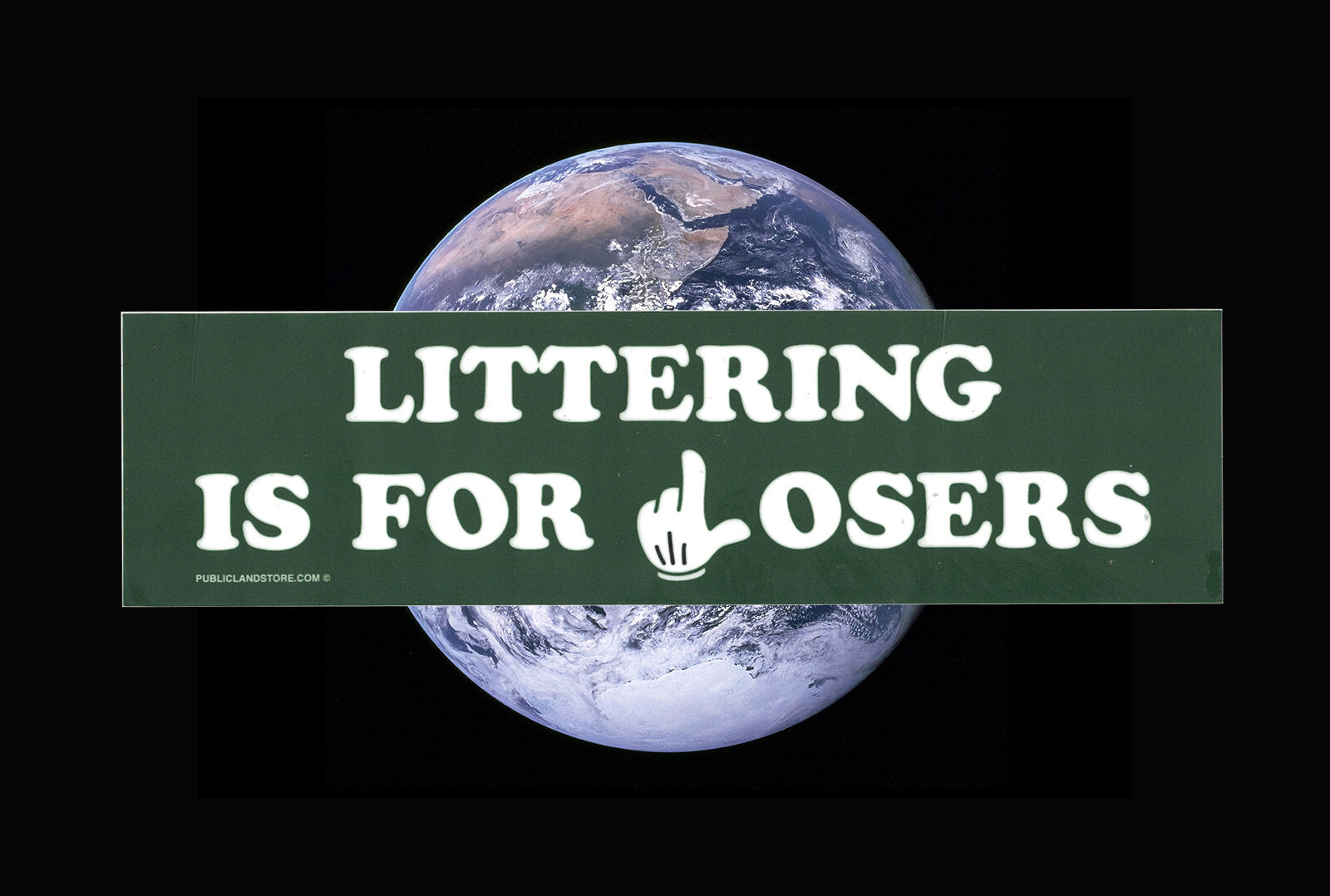 Littering Is For Losers - Bumper Sticker