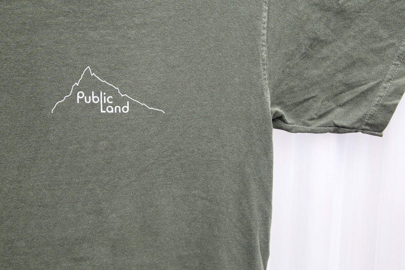 Public Land Logo Shirt - Moss