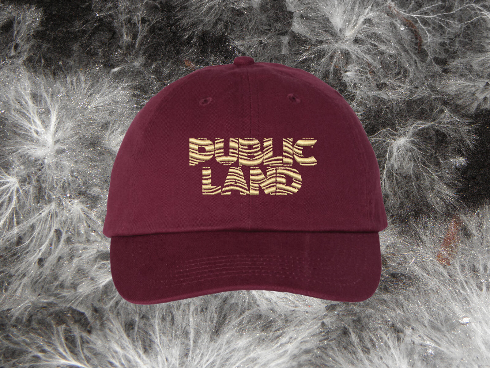 Public Land Wavy Hat - Maroon
