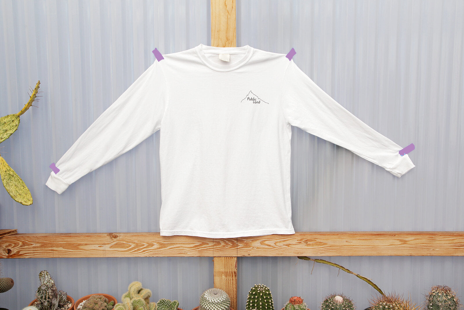 Public Land Long Sleeve Shirt - White