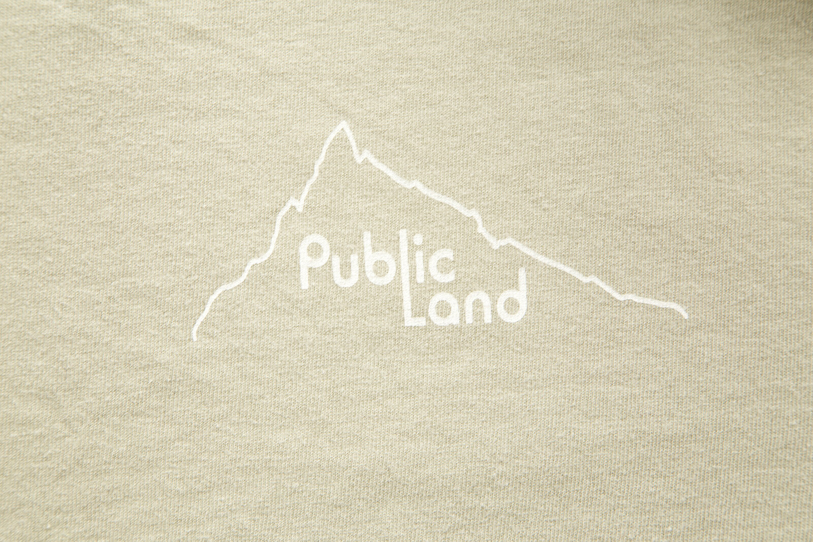 Public Land Logo Shirt - Sandstone